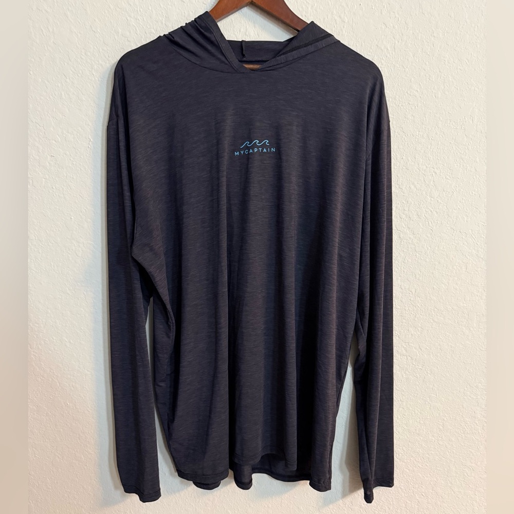 OceanTec “My Captain” Long Sleeve Lightweight Men's Hooded Sun Shirt